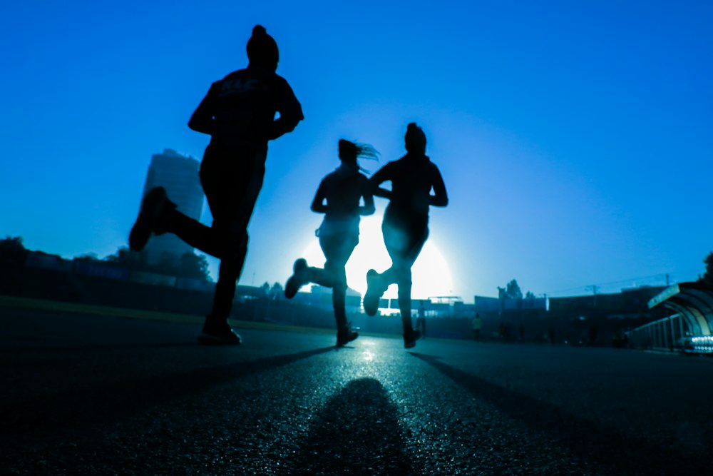 Runner at sunrise Vietnam